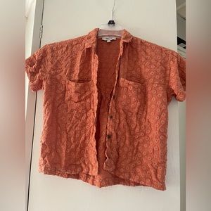Madewell Floral Button Down